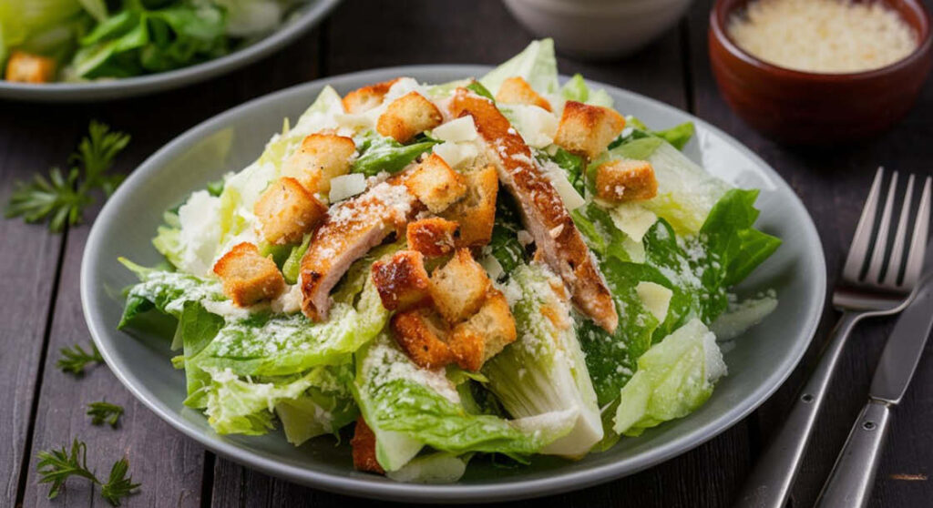 Chicken Caesar salad