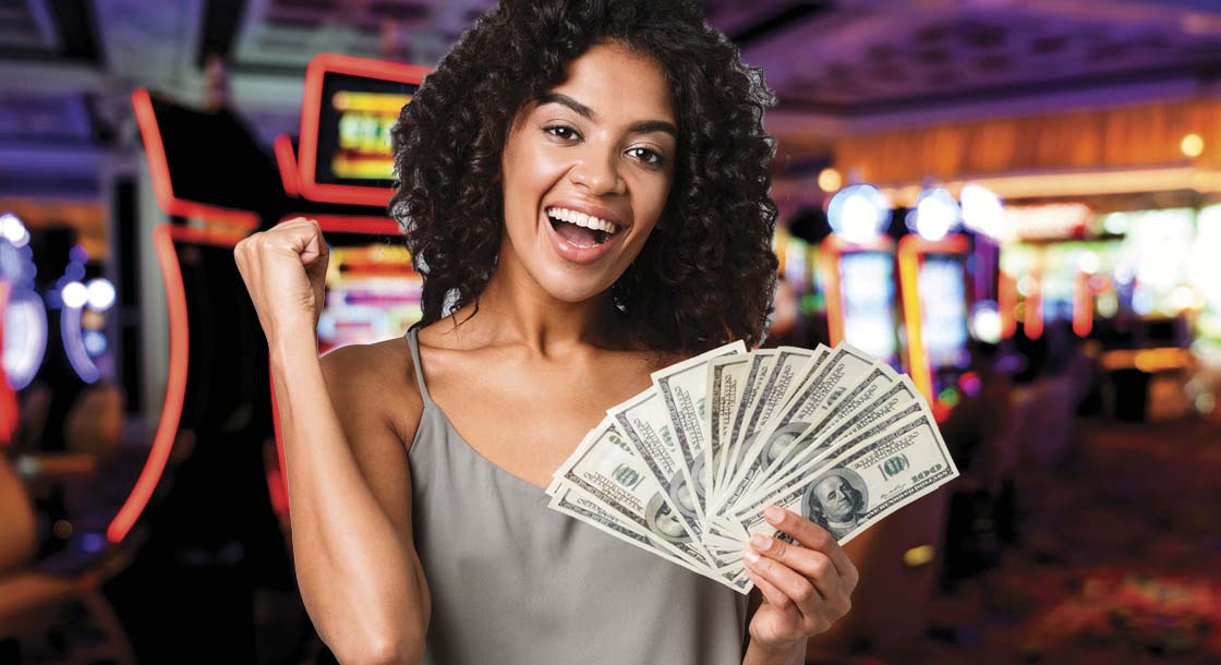 Winning cash at Newport Racing & Gaming